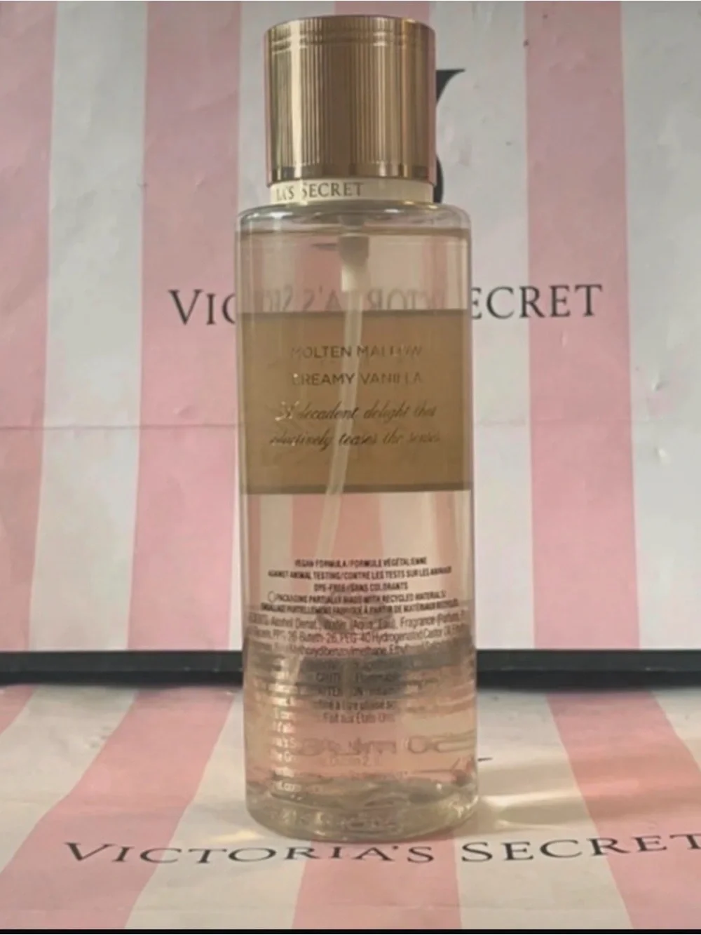 Victoria's Secret Vanilla Mousse - Clear & Gold
